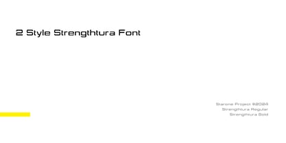 Strengthtura Font Poster 4