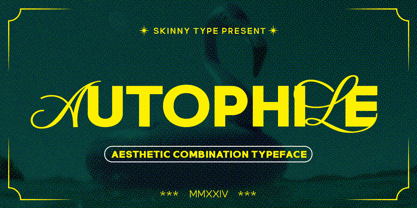 Autophile Font Poster 1