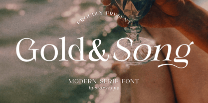 Gold&Song Font Poster 1