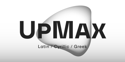 UpMax Font Poster 1