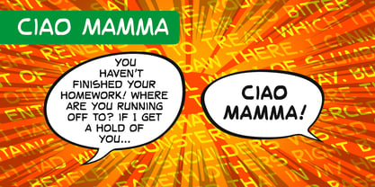 Ciao Mamma Font Poster 1