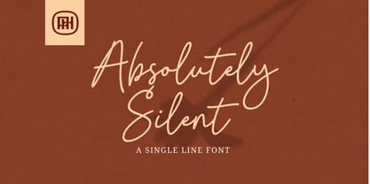 Absolutely Silent Font Poster 1