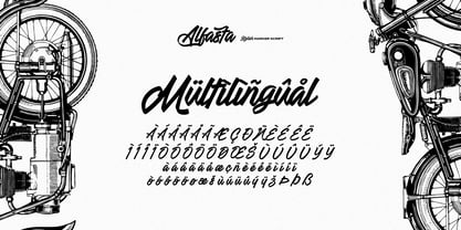 Alfasta Font Poster 7