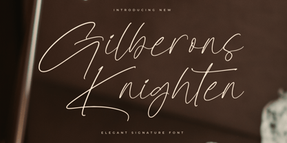 Gilberons Knighten Fuente Póster 1