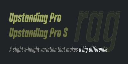Upstanding Pro Font Poster 11