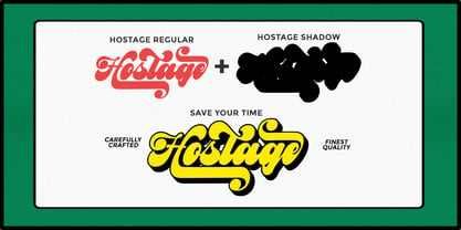 Hostage Script Fuente Póster 3