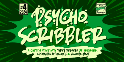 Psycho Scribbler Police Poster 1