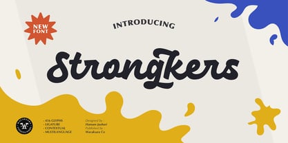 Strongkers Font Poster 1