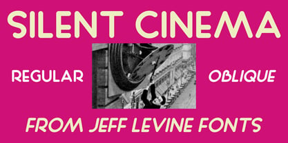 Silent Cinema JNL Font Poster 1