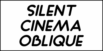 Silent Cinema JNL Font Poster 4