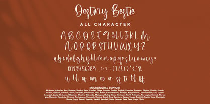 Destiny Bestie Font Poster 9