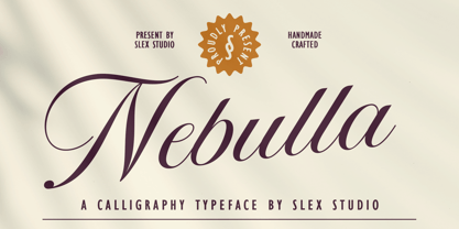 Nebulla Script Font Poster 1