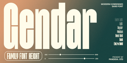 Gendar Font Poster 1