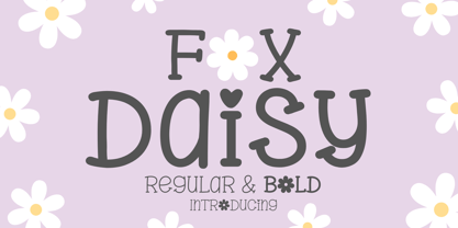 Fox Daisy Fuente Póster 1