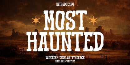 MC Most Haunted Font Poster 1