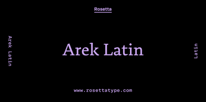 Arek Latin Font Poster 1