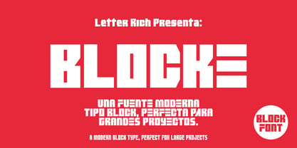 Blocke Font Poster 1