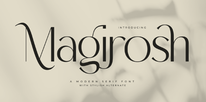 Magirosh Font Poster 1