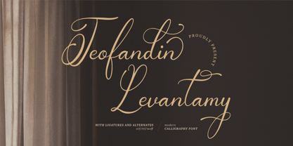 Teofandin Levantamy Font Poster 1