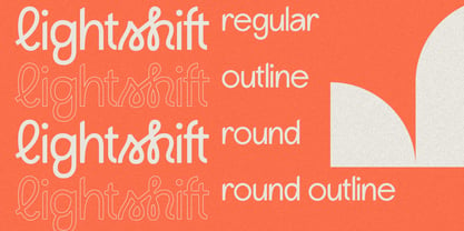 Lightshift Font Poster 14