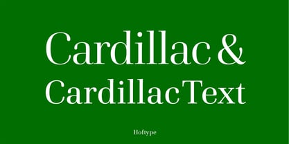 Cardillac Text Font Poster 5