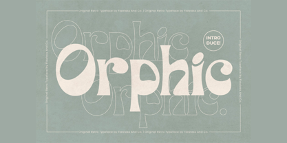 Orphic Font Poster 7