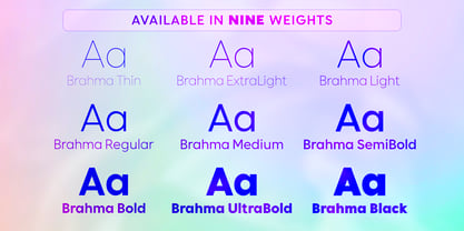 Brahma Font Poster 3