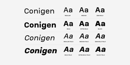 Conigen Font Poster 2