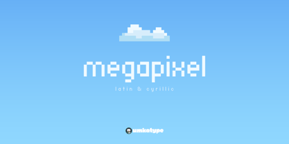 Megapixel Font Poster 1