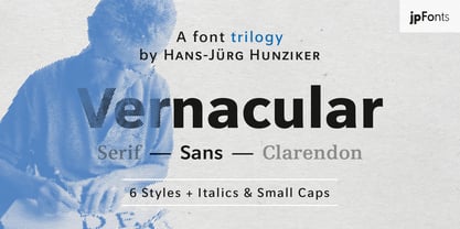Vernacular Sans Font Poster 1