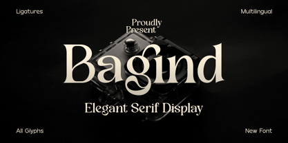 Bagind Font Poster 1