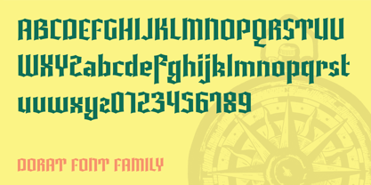 Dorat Font Poster 5