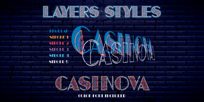 Casinova Font Poster 2