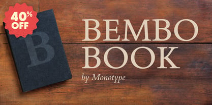 Bembo Book Font Poster 1