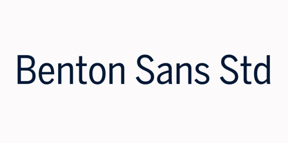 Benton Sans Font Poster 1