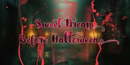 Dream Nightmare Font Poster 8