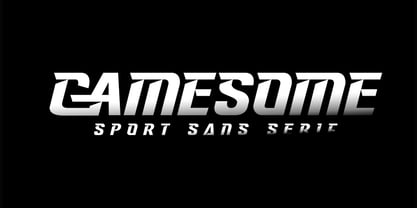 Gamesome Font Poster 1
