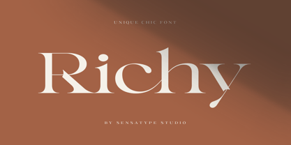 Richy Font Poster 1