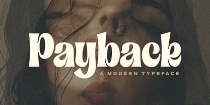 Payback Font Poster 1