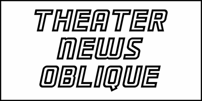 Theater News JNL Font Poster 4