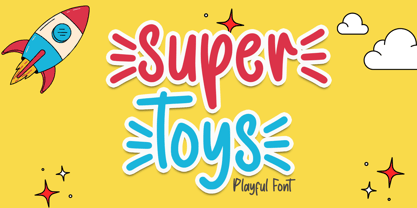 Super Toys Font Poster 1