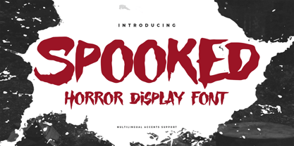Spooked Font Poster 1