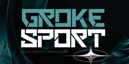 Groke Sport Font Poster 1