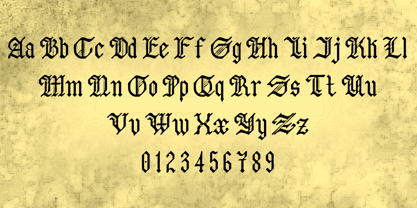 Abyssal Gothic Font Poster 7