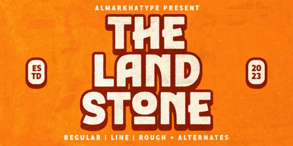 The Landstone Font Poster 1