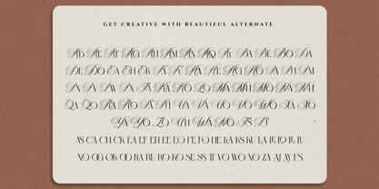 Majestic Love Font Poster 12