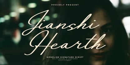 Jianshi Hearth Font Poster 1