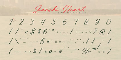 Jianshi Hearth Font Poster 13