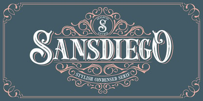 Sansdiego Font Poster 1