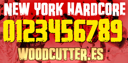 New York Hardcore Font Poster 6